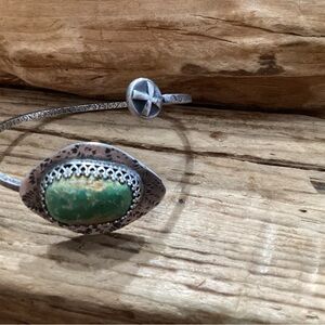 Sterling Silver and Turquoise Cuff Bracelet